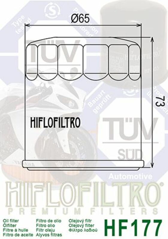 HIFLOFILTRO Oil Filter - HF177 Buell