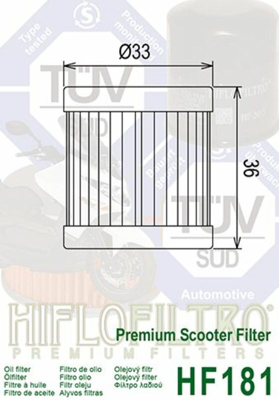 HIFLOFILTRO Oil Filter - HF181