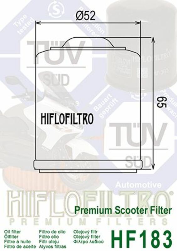 HIFLOFILTRO Oil Filter - HF183