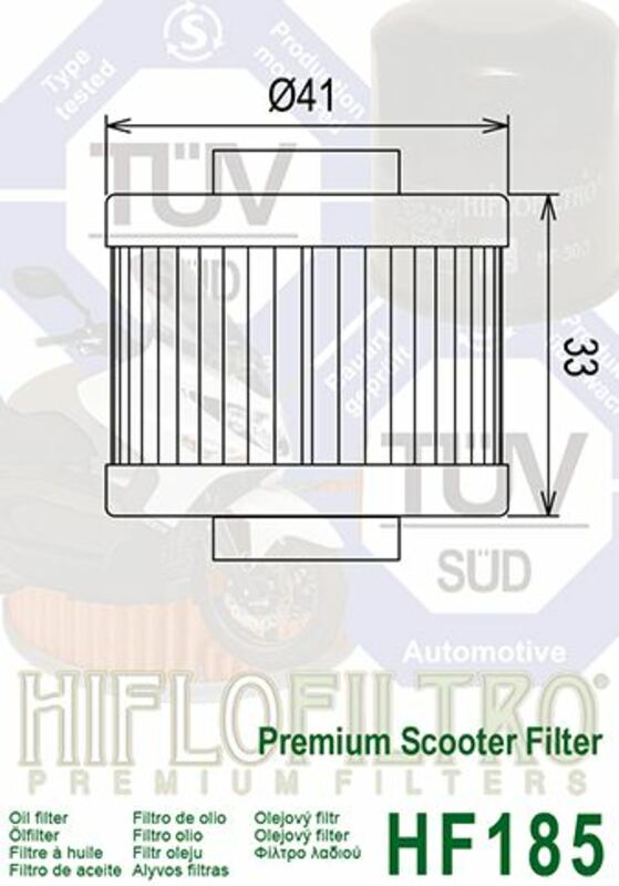 HIFLOFILTRO Oil Filter - HF185
