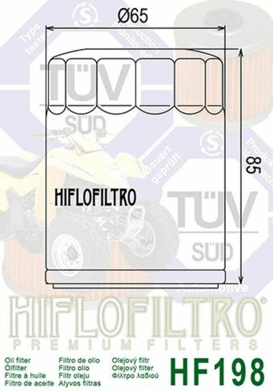 HIFLOFILTRO Oil Filter - HF198