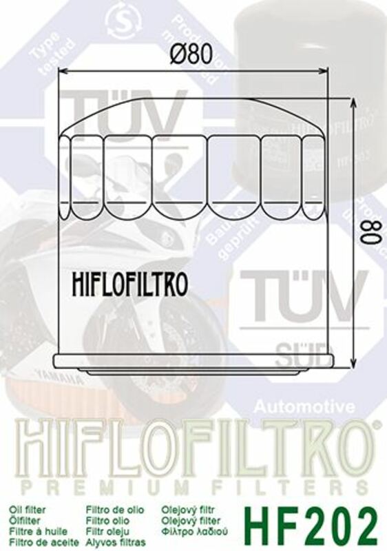 HIFLOFILTRO Oil Filter - HF202