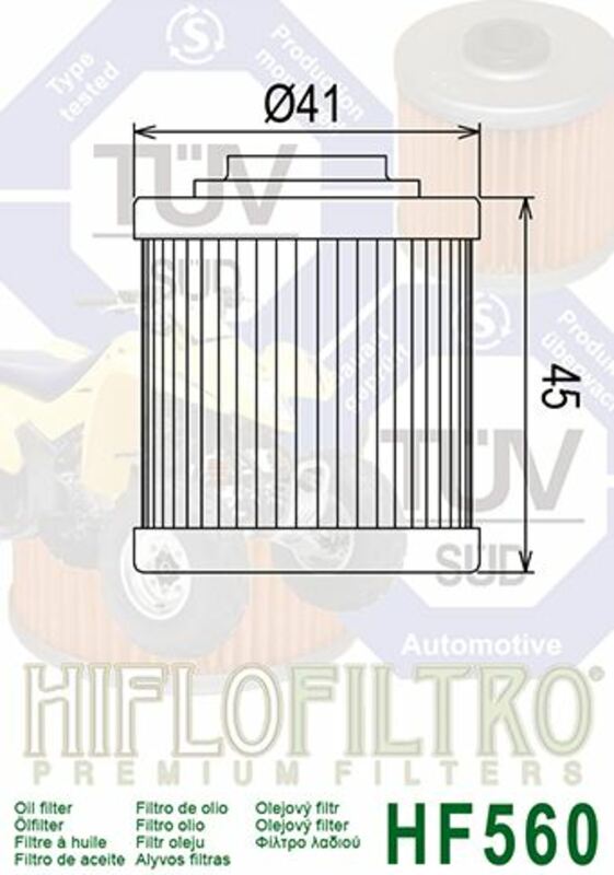 HIFLOFILTRO Oil Filter - HF560 CAN-AM