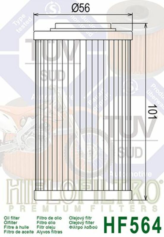 HIFLOFILTRO Oil Filter - HF564