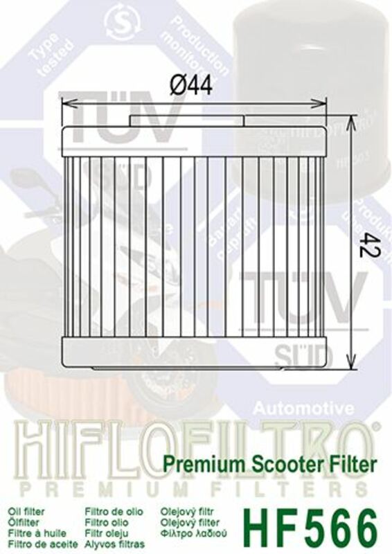 HIFLOFILTRO Oil Filter - HF566