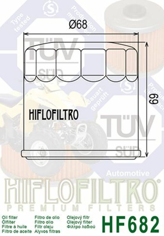 HIFLOFILTRO Oil Filter - HF682