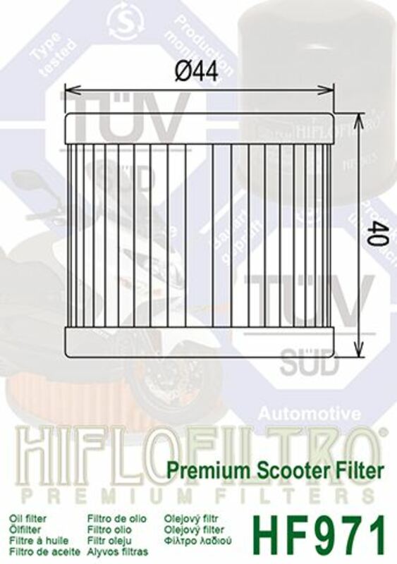 HIFLOFILTRO Oil Filter - HF971 Suzuki