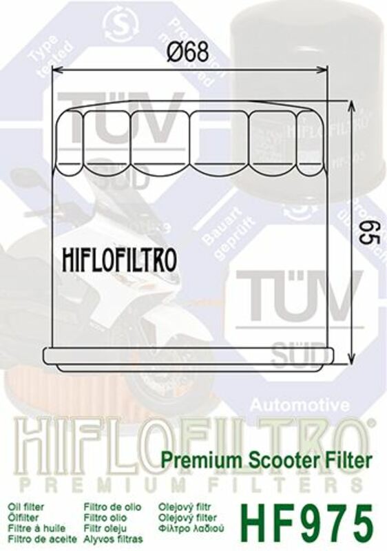 HIFLOFILTRO Oil Filter - HF975 Suzuki AN650 Burgman