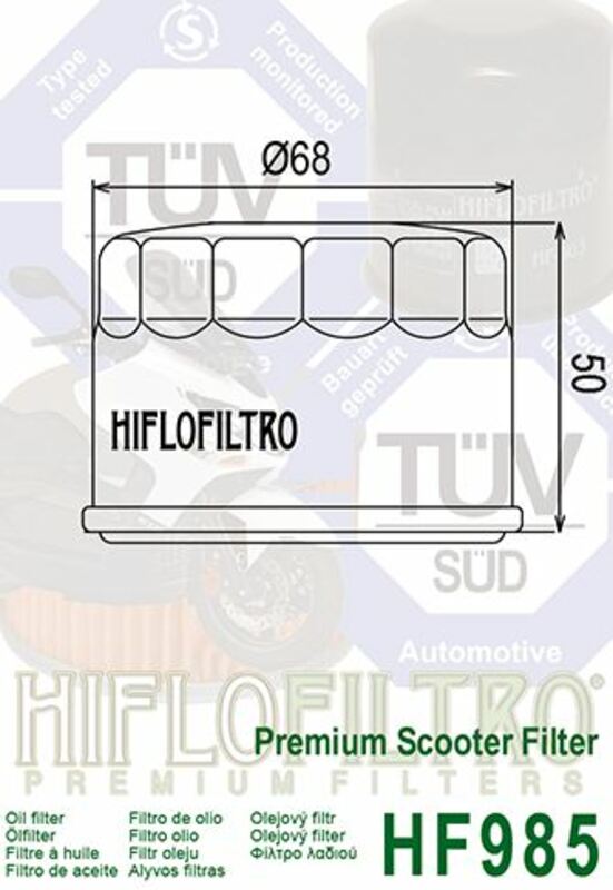 HIFLOFILTRO Oil Filter - HF985
