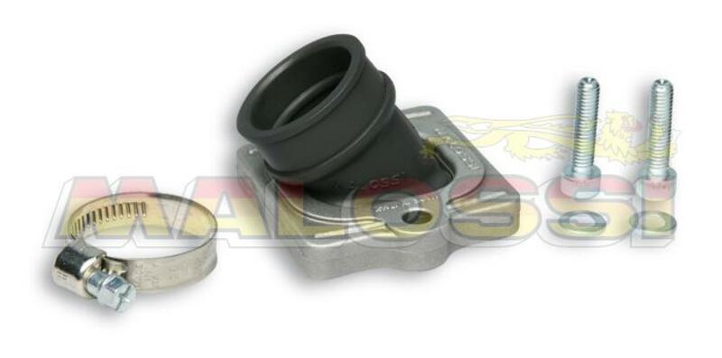 Inlet pipe Ã˜22 Malossi adjustable through 360Â° Piaggio 2T