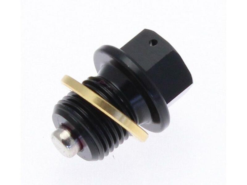 TECNIUM Magnetic Oil Drain Plug - Aluminium Black M12x1,25x14