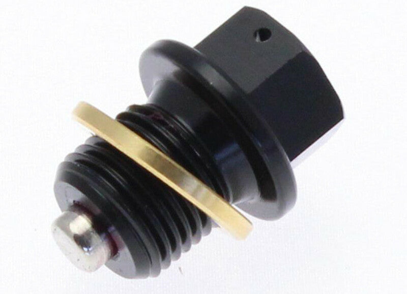 TECNIUM Magnetic Oil Drain Plug - Aluminium Black M10x1,25x14