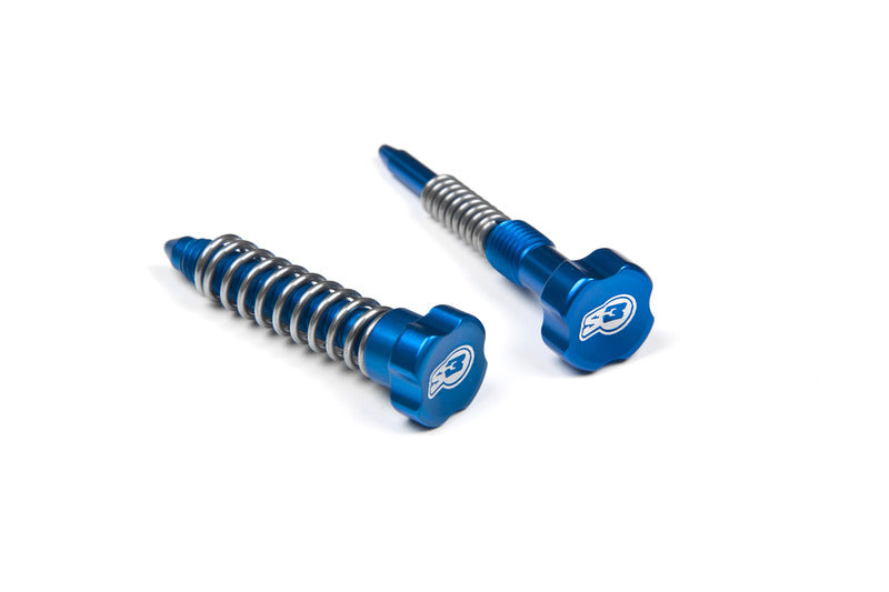 S3 Carburetor Adjuster Screws Idle + Air + Springs Blue
