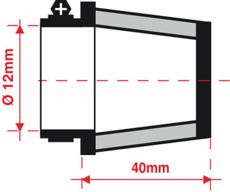 BMC Oil Breather Filter Ã˜12mm - FBSA12-40