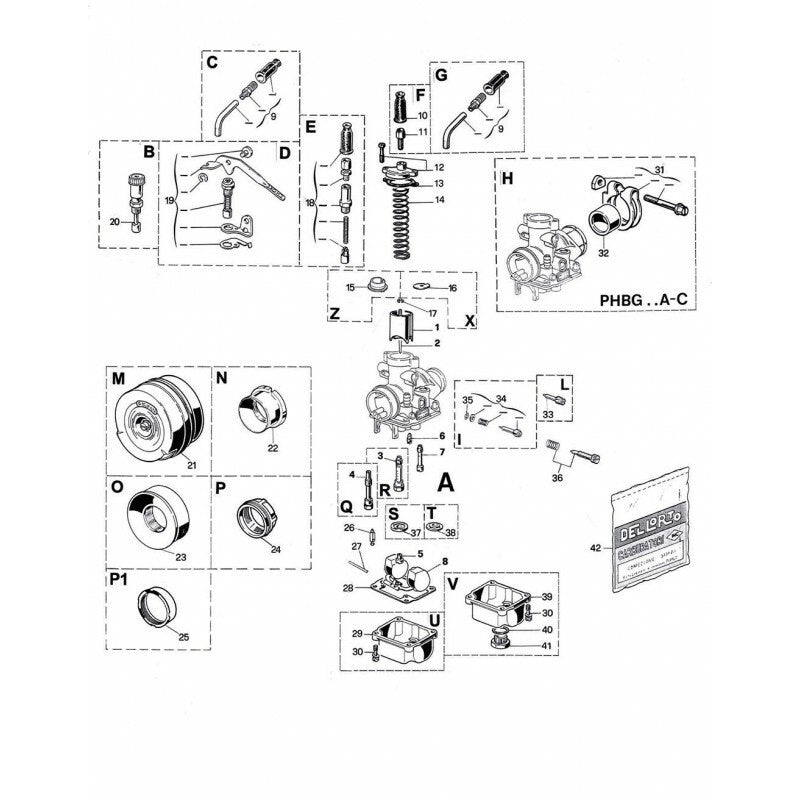 DELL ORTO PHBG BS Ã˜19mm Carburetor