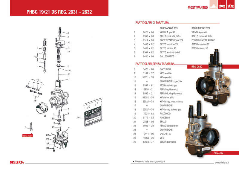 DELL ORTO PHBG DS Ã˜19mm Carburetor