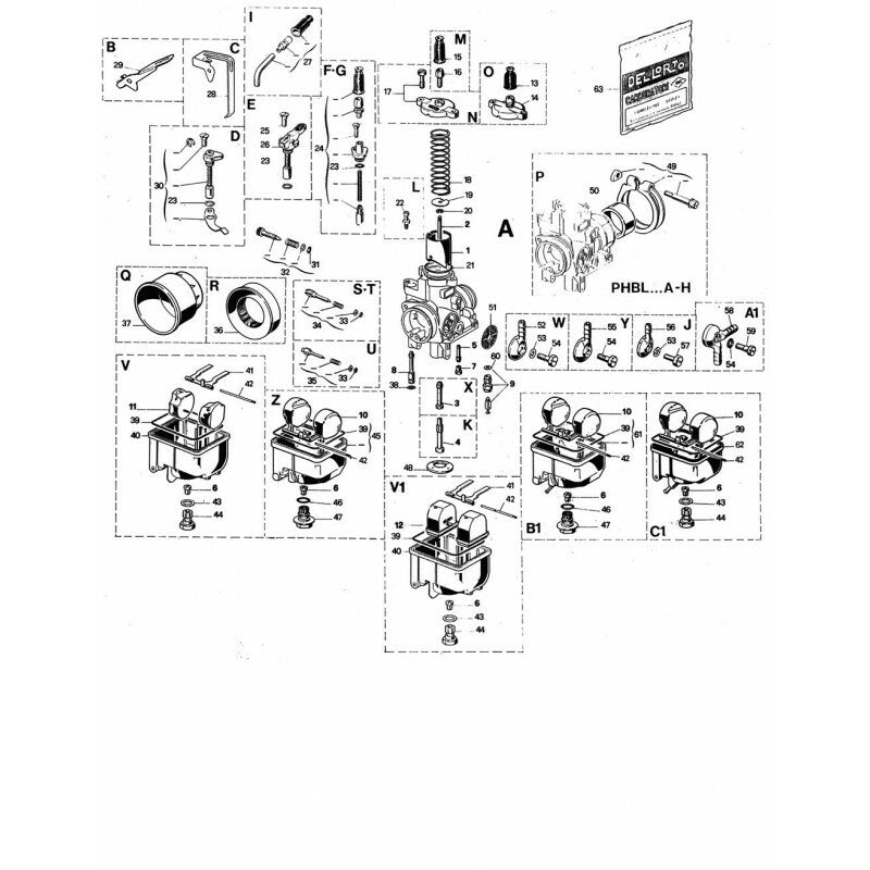 DELL ORTO PHBL AS Ã˜24mm Carburetor