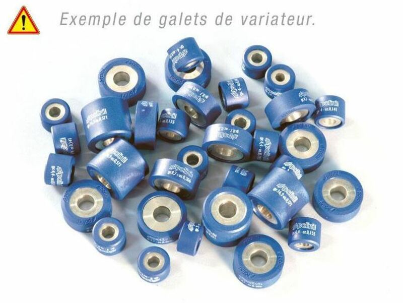 POLINI Variator Rollers Set 25x17mm 12gr - 8 pieces