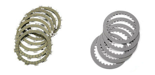 NEWFREN Steel Clutch Plates + Friction Clutch Plates Set - Honda CB/CN/XL 125