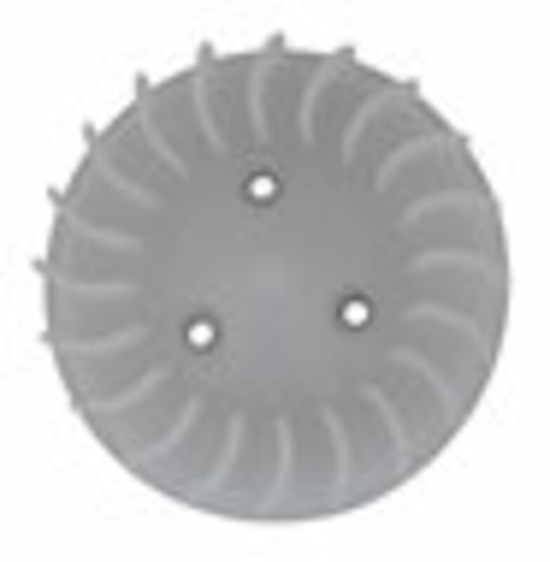 Oversize turbine Bihr white MBK Booster/Stunt - Yamaha Slider/BW'S