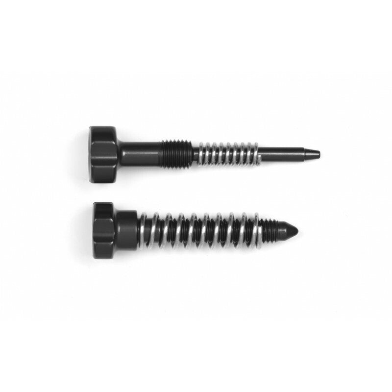 S3 Enduro Carburetor Adjuster Screws Idle + Air + Springs Black