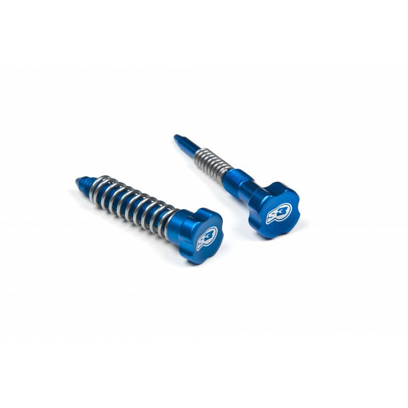S3 Enduro Carburetor Adjuster Screws Idle + Air + Springs Blue