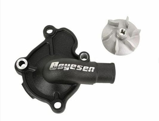 BOYESEN Water pump cover with impeller - Kawasaki KX250 - 1021096