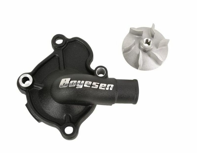 BOYESEN Water pump cover with impeller - Kawasaki KX450F - 1021100