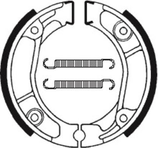 TECNIUM Organische Bremsbacken für Scooter/Straße/Off-Road/ATV - BA013 