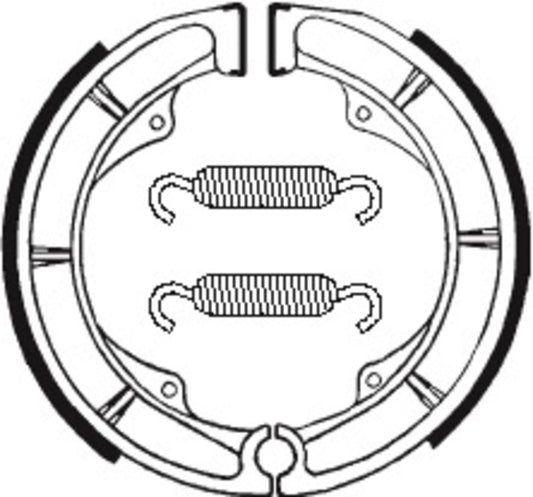 TECNIUM Street/ATV Organic Brake shoes  - BA018