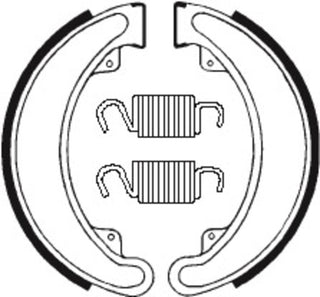 TECNIUM Street/ATV Organic Brake shoes  - BA024