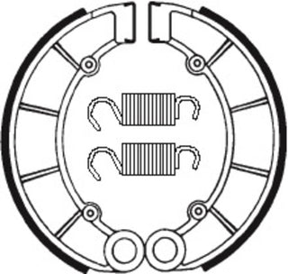 TECNIUM Street Organic Brake shoes  - BA027