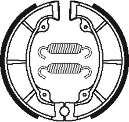 TECNIUM Off-Road/ATV Organic Brake shoes  - BA040