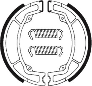TECNIUM Off-Road Organic Brake shoes  - BA049