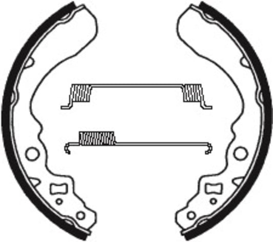 TECNIUM ATV Organic Brake shoes  - BA053