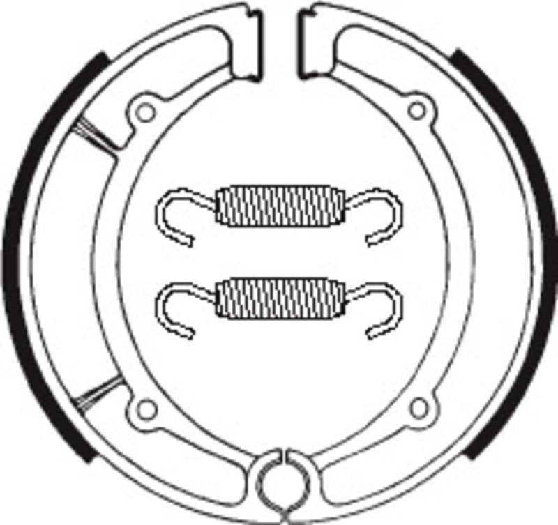 TECNIUM Scooter/Street/ATV Organic Brake shoes  - BA066