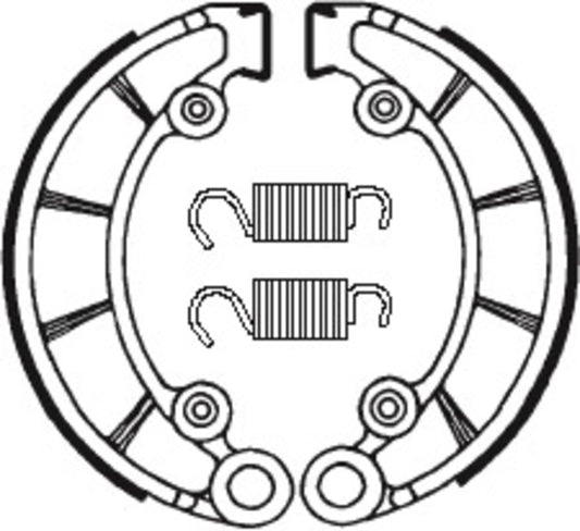 TECNIUM Street/ATV Organic Brake shoes  - BA072