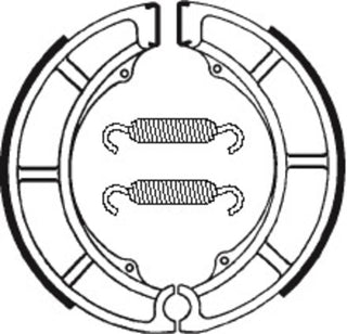TECNIUM Street Organic Brake shoes  - BA097