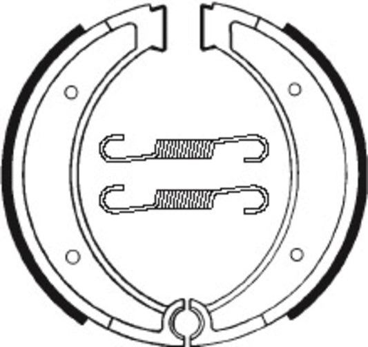 TECNIUM Street/Off-Road Organic Brake shoes  - BA116