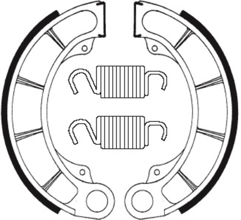 TECNIUM Scooter Organic Brake shoes  - BA198