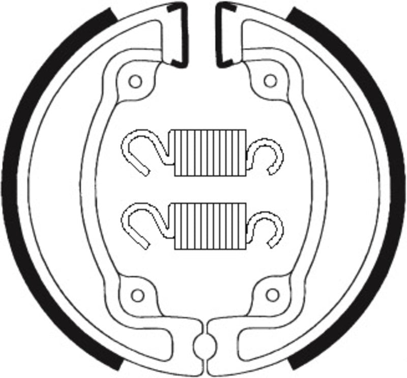 TECNIUM Scooter Organic Brake shoes  - BA203