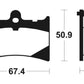 TECNIUM Street Organic Brake pads - MA101