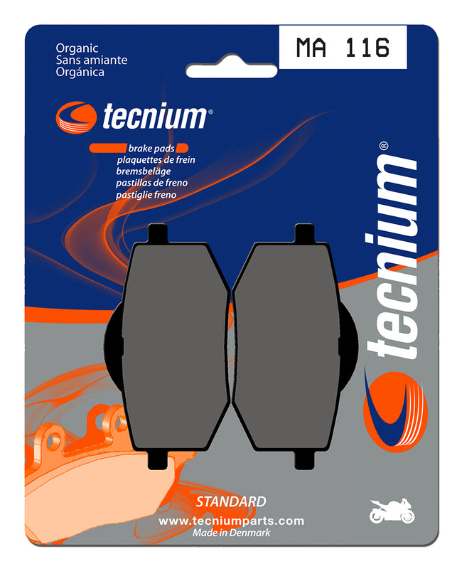 TECNIUM Street Organic Brake pads - MA116