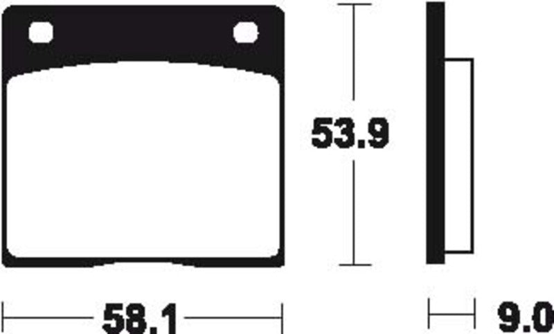 TECNIUM Street Organic Brake pads - MA12
