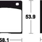 TECNIUM Street Organic Brake pads - MA12