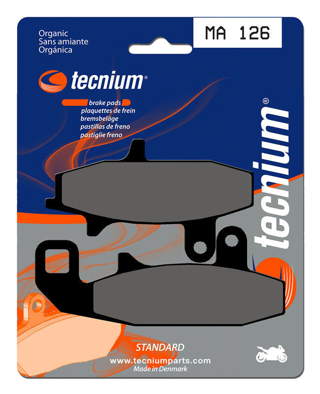 TECNIUM Street Organic Brake pads - MA126