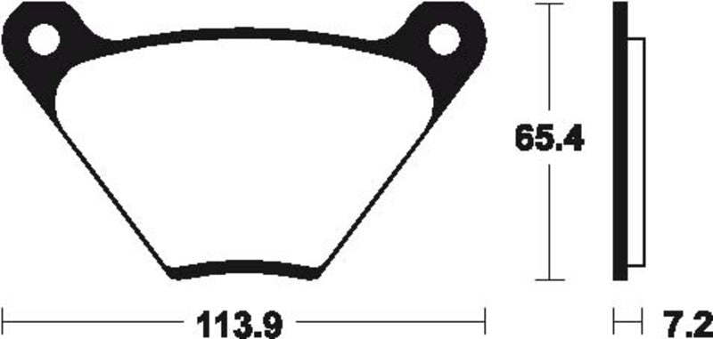 TECNIUM Street Organic Brake pads - MA13