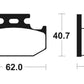 TECNIUM Street Organic Brake pads - MA132