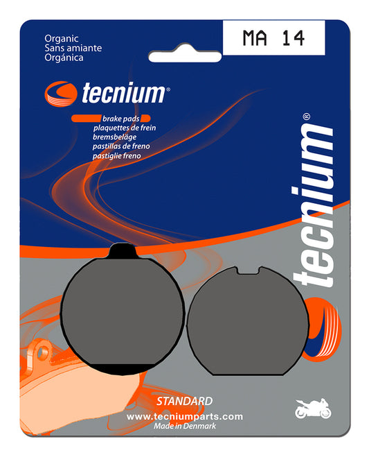 TECNIUM Street Organic Brake pads - MA14