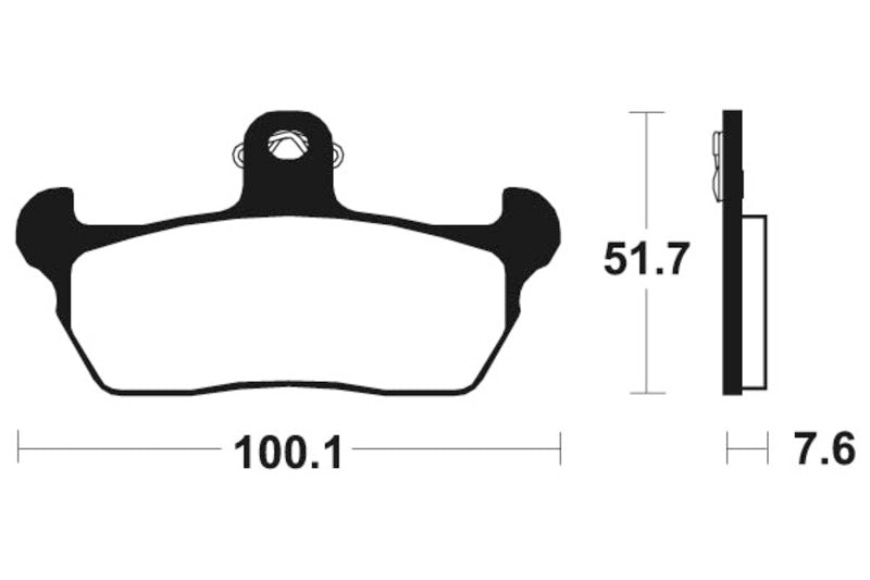 TECNIUM Street Organic Brake pads - MA141